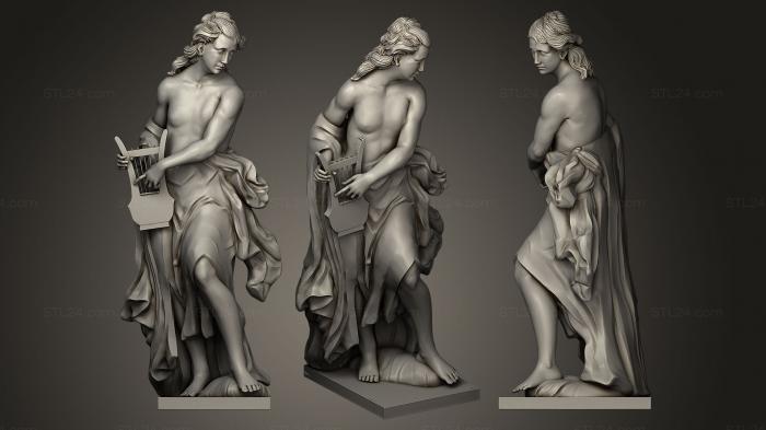 Statues antique and historical (Angel_3, STKA_0733) 3D models for cnc